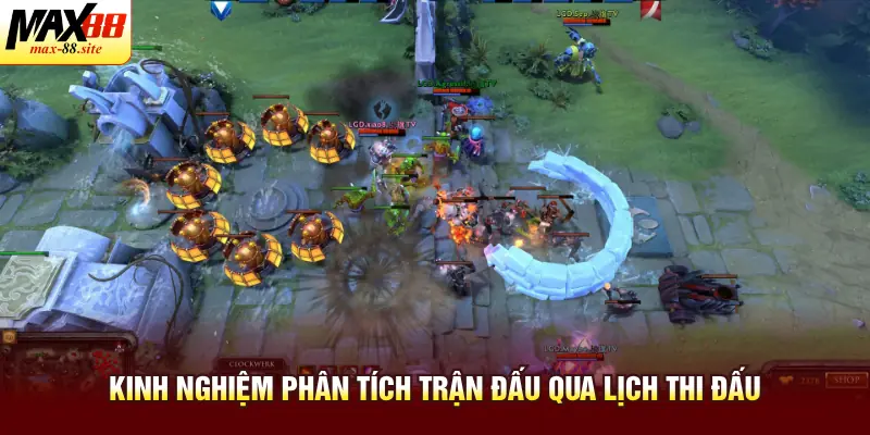 Kinh nghiệm phân tích trận đấu qua lịch thi đấu